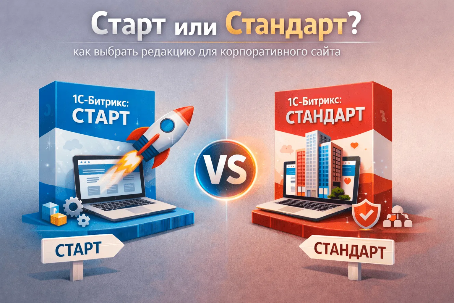 Старт или Стандарт: как выбрать редакцию для корпоративного сайта в Мурманске