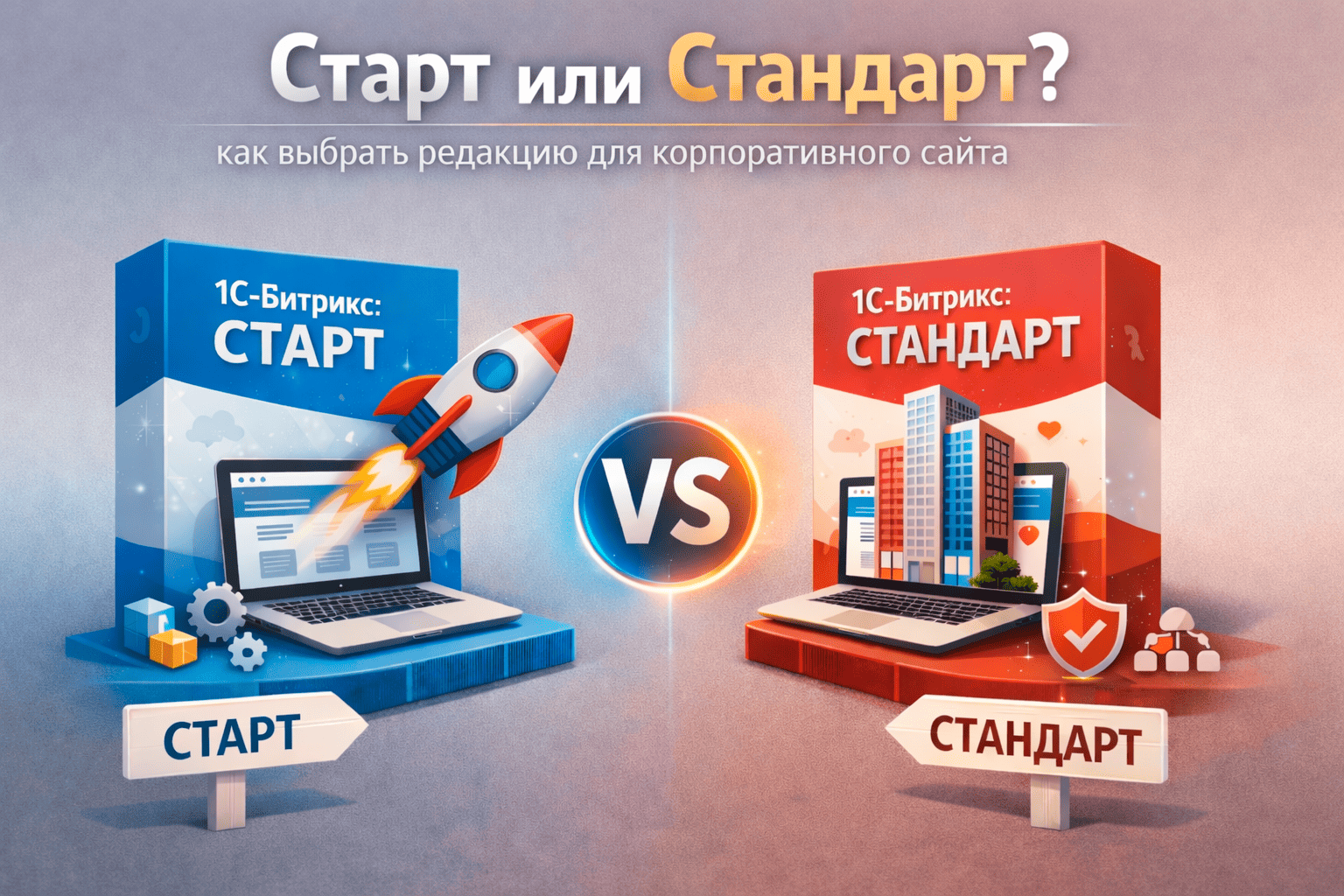 Старт или Стандарт: как выбрать редакцию для корпоративного сайта в Мурманске
